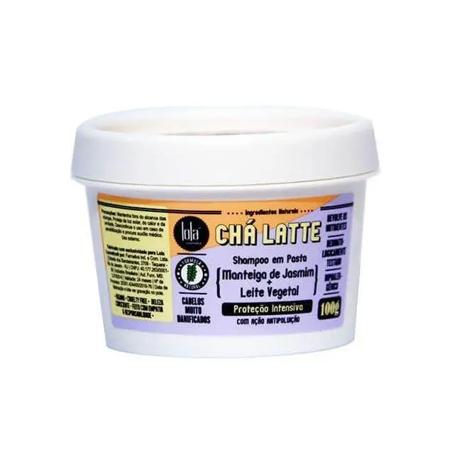 Latte Tea Jasmim Butter Vegetal Milk Protect Paste Shampoo 100G - Lola Cosmetics 1