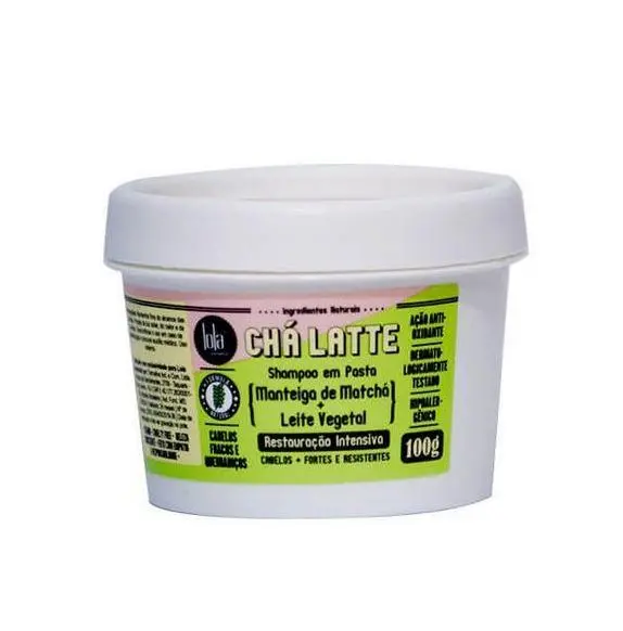 Latte Tea Matchá Butter Vegetal Milk Restore Paste Shampoo 100G - Lola Cosmetics 1