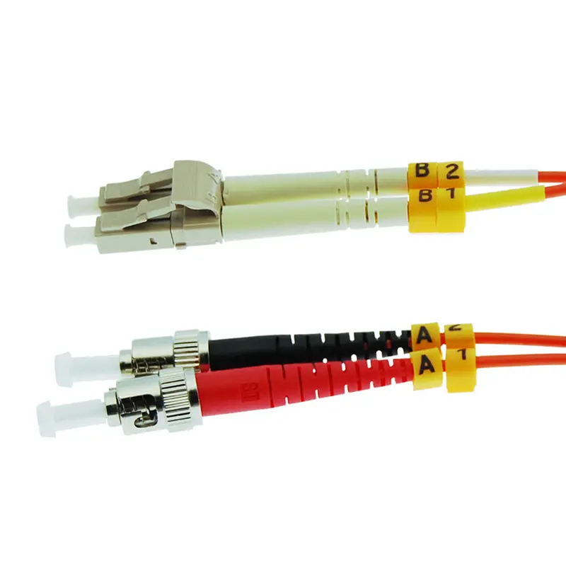 Lc/Upc-St/Upc 62.5/125 Om1 Multimode Duplex Fiber Optic Cable 1