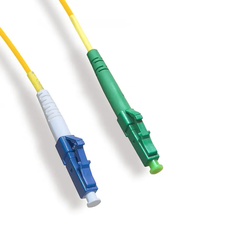 Lc/Upc To Lc/Apc Simplex Single-Mode 9/125 Fiber Optic Cable 1
