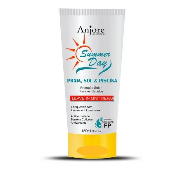 Leave-In Sun Beach Pool Protection Damaged Hair Repair Summer Day 150Ml - Anjore 1