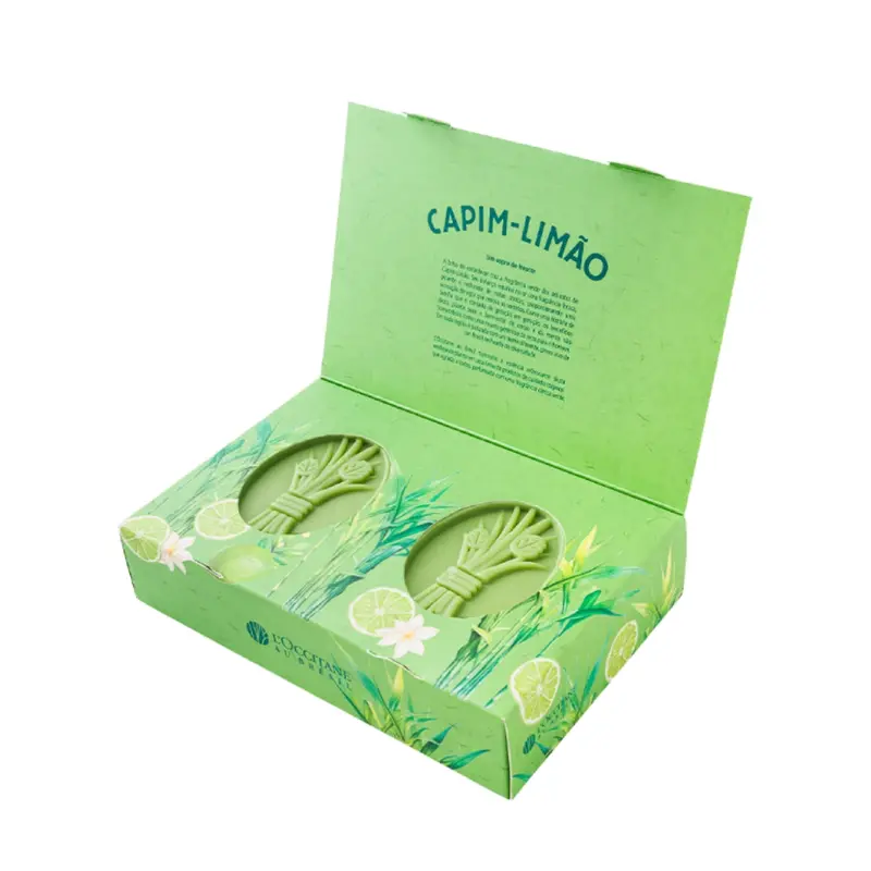 Lemongrass Scented Bar Soap Body Bath Skin Care Kit L'occitane 1