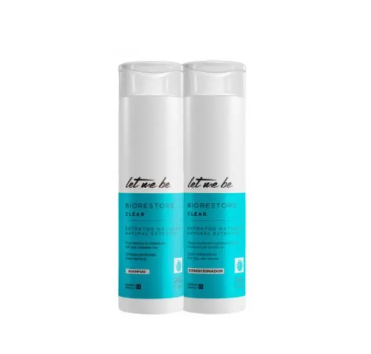 Let Me Be Biorestore Clear Keratin Panthenol Home Care Hyration Kit 2X240ml - Prosalon 1