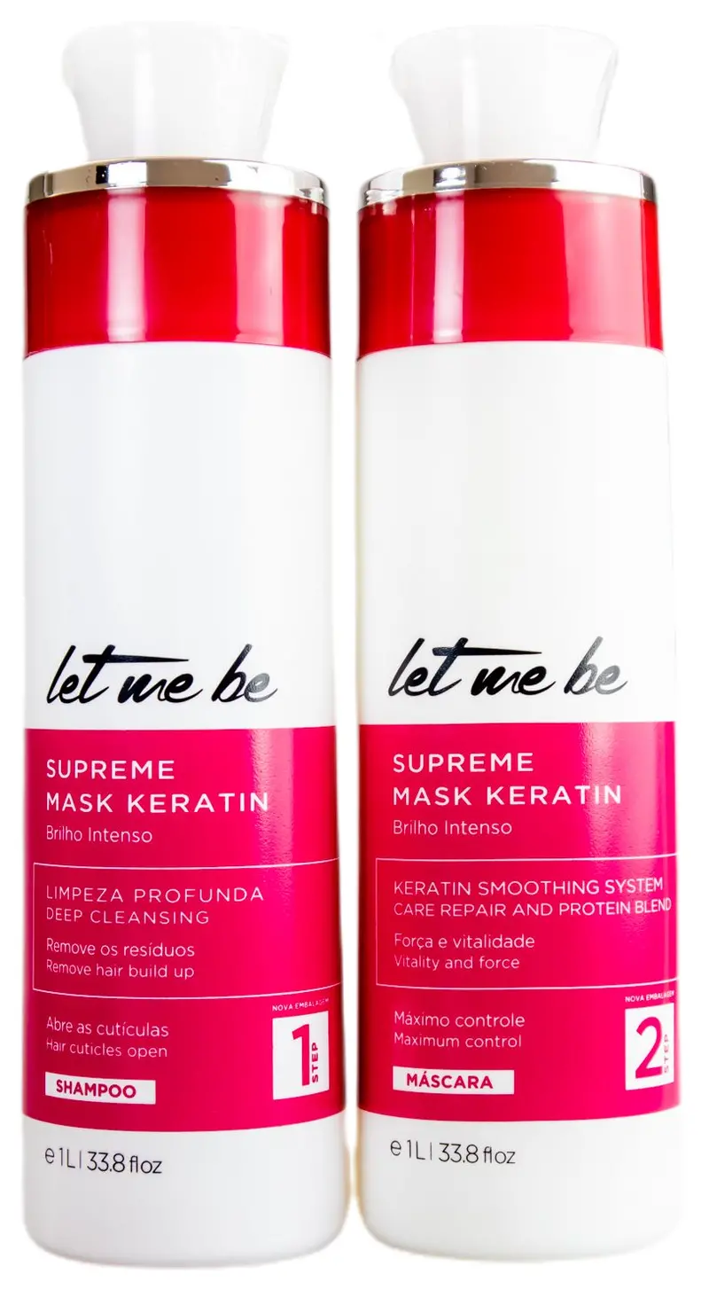 Let Me Be Supreme Control Keratin Smoothing System Kit 2X1l - Pro Salon 1