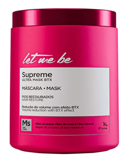 Let Me Be Supreme Ultra Deep Hair Mask  Hair Restore Sealing Recovery Mask 1Kg - Prosalon 1
