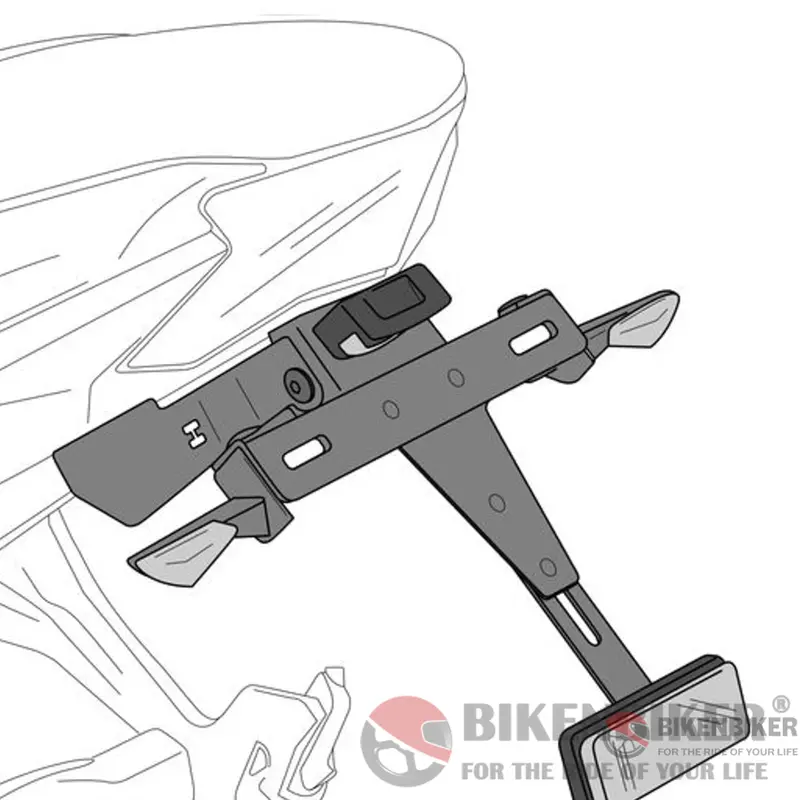 License Plate Holder For Triumph Speed Triple 2011-Puig 1