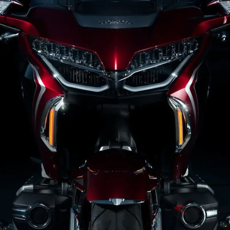 Lighted Vent Trim For Gold Wings By Twinart For Honda Goldwind - Goldstrike - 78315 1