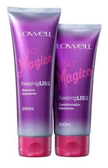 Liso Mágico Perfect Smooth Kit Shampoo And Conditioner Hair Treatment  - Lowell 1