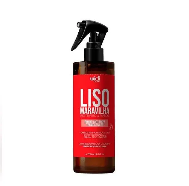 Liso Maravilha Hair Thermoactive Anti Frizz Fluid Smooth Treatment 200Ml - Widi Care 1