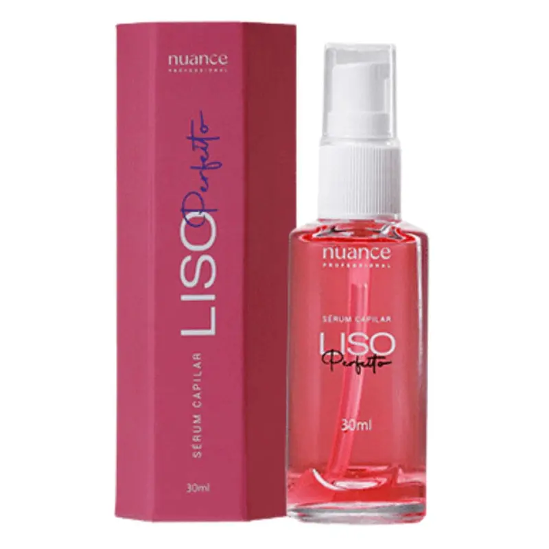 Liso Perfeito Finisher Serum Anti Frizz Damaged Hair Treatment 30Ml Nuance 1