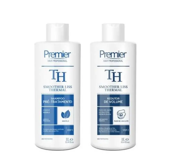 Liss Thermal Volume Reducer Mint Avocado Oil Treatment Kit 2X1l - Premier Hair 1