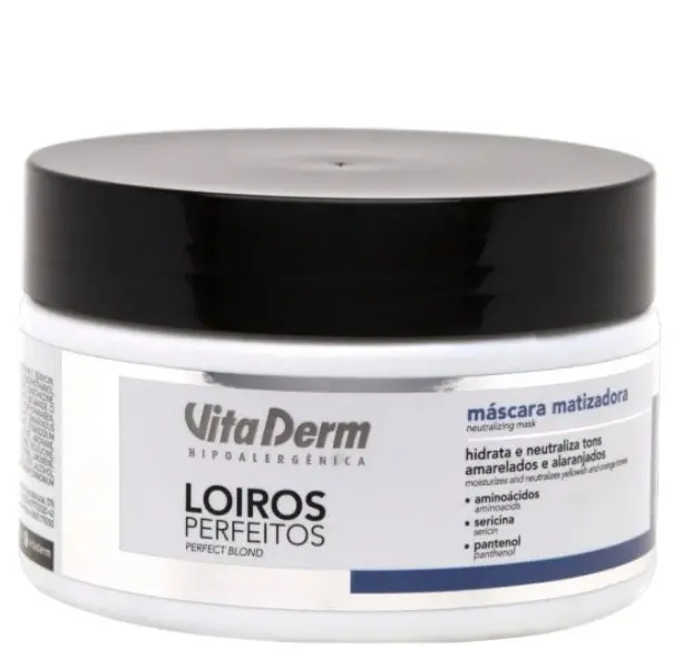 Loiros Perfeitos Perfect Blond Tinting Color Maintenance Mask 220G - Vita Derm 1
