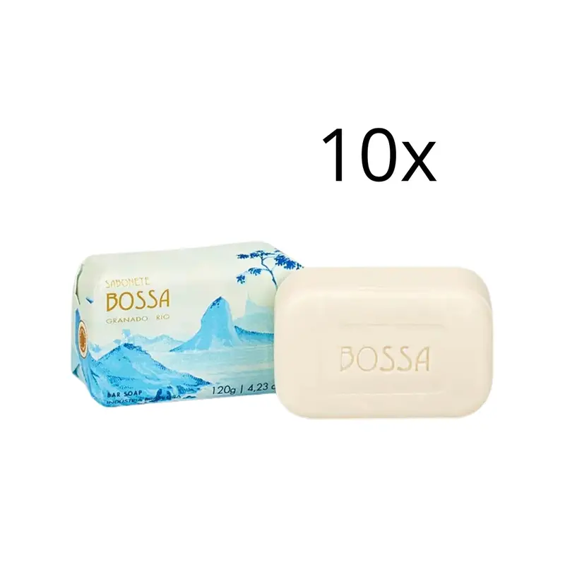 Lot Of 10 Bossa Vegan Bar Soap Body Skin Fragance 120G Granado 1