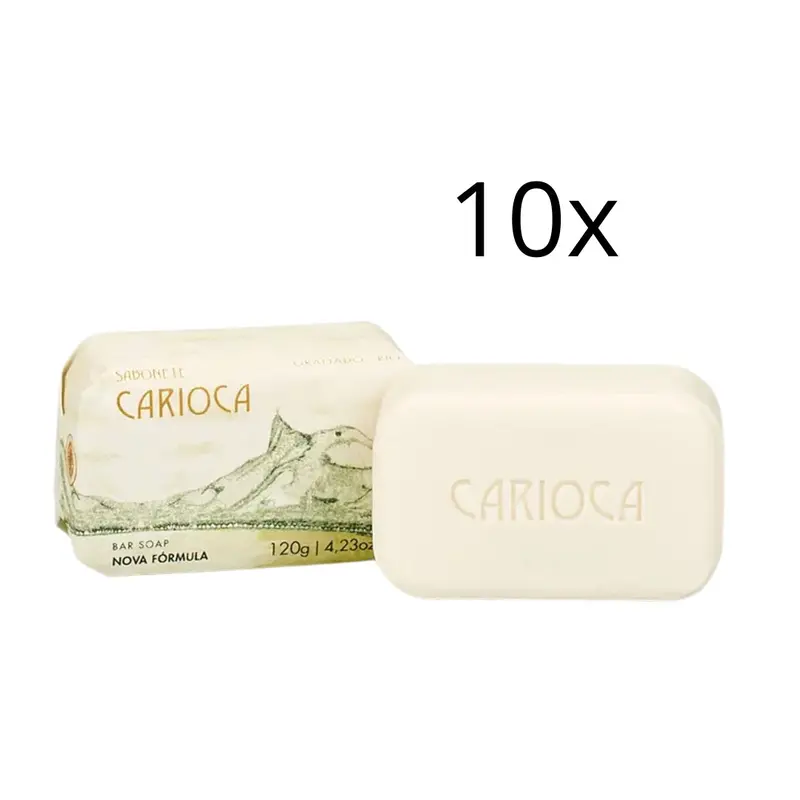 Lot Of 10 Carioca Vegan Bar Soap Body Skin Fragance 120G Granado 1