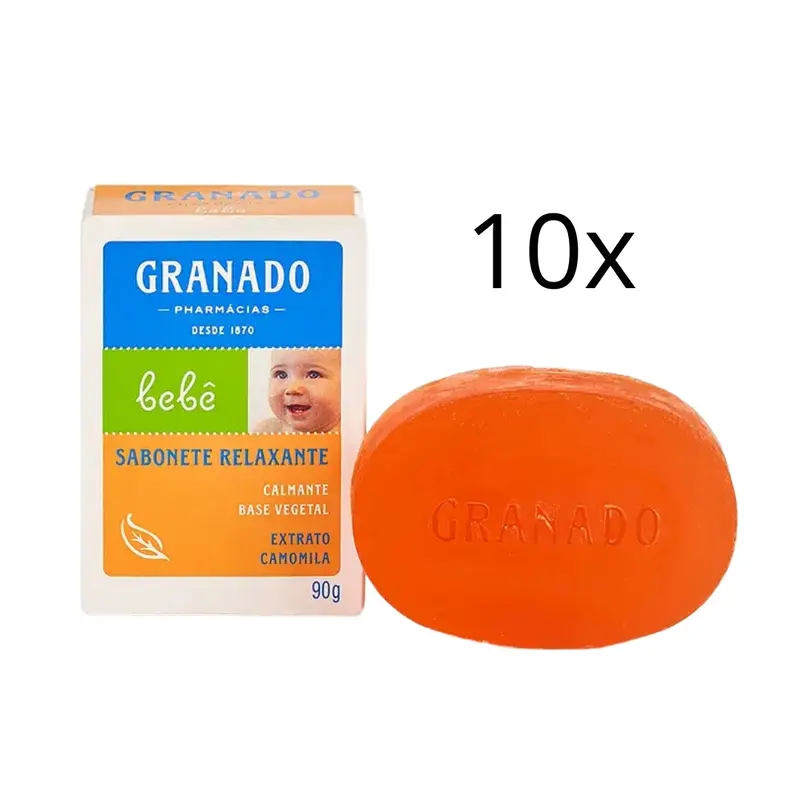 Lot Of 10 Glycerin Chamomile Baby Vegan Delicate Skin Bar Soap 90G 1