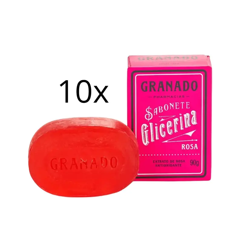 Lot Of 10 Glycerin Rosemary Bar Soap Skin Fragance 90G Granado 1