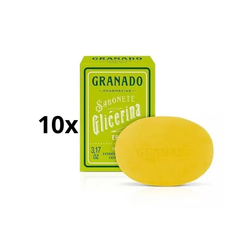 Lot Of 10 Granado Glycerin Anise Vegetable Bar Soap Bath Body Skin Care 90G 1