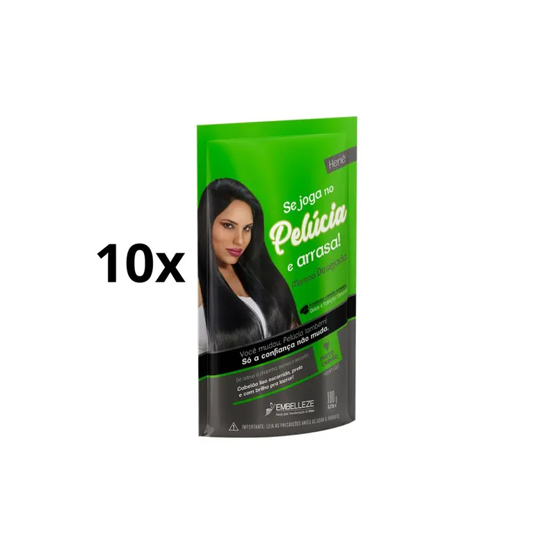 Lot Of 10 Semprebella Pelucia Hair Hene Desired Brunette Pouch 180G Embelleze 1