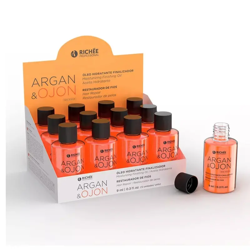 Lot Of 12 Richée Argan Ojon Moisturizing Hair Restore Finisher Oil 9Ml 1