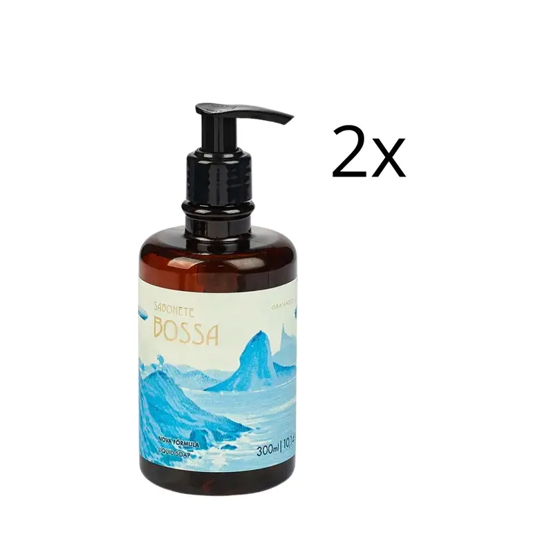 Lot Of 2 Bossa Vegan Liquid Soap Glycerin Softness Skin Care 300Ml Granado 1
