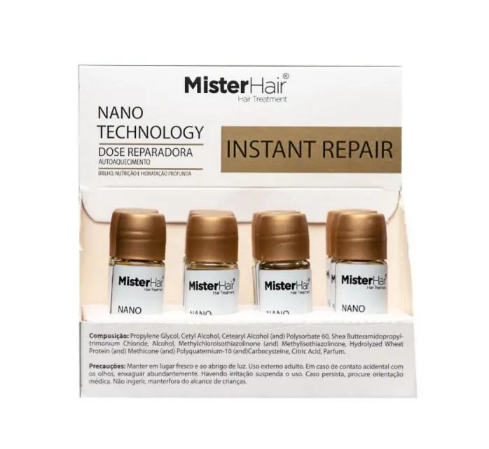 Lot Of 4 Nano Technology Treatment Instant Repair Ampoules 15Ml - Mister Hair 1