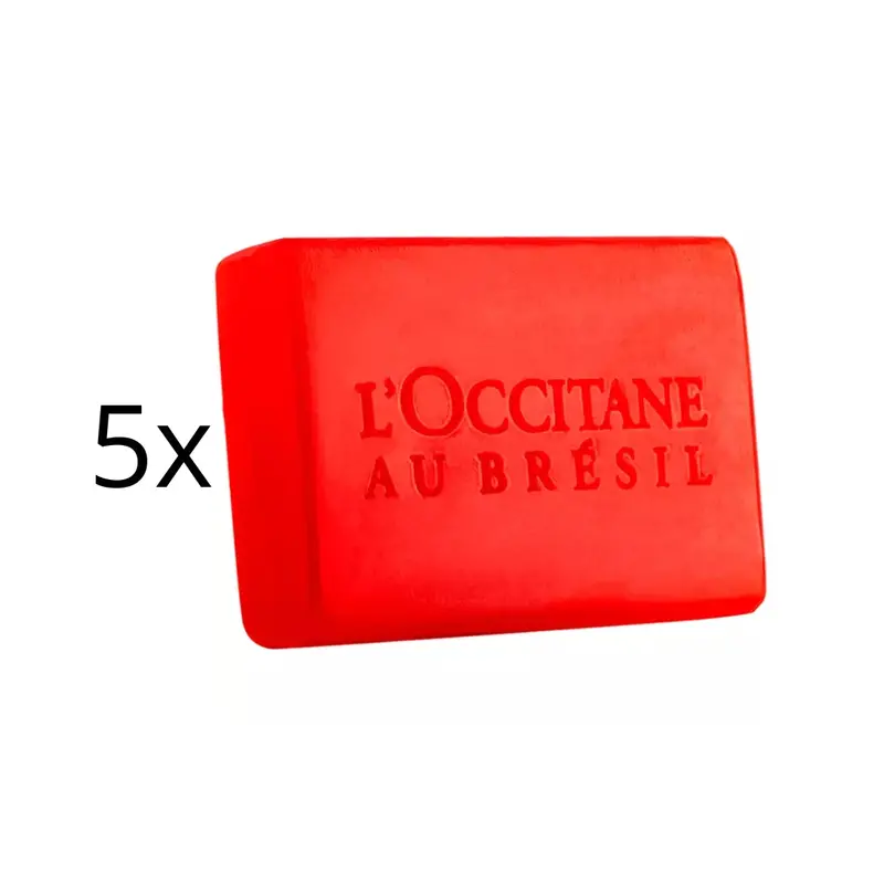 Lot Of 5 Bromeliad Vegetable Bar Soap Body Bath Floral Fragance 75G L'occitane 1