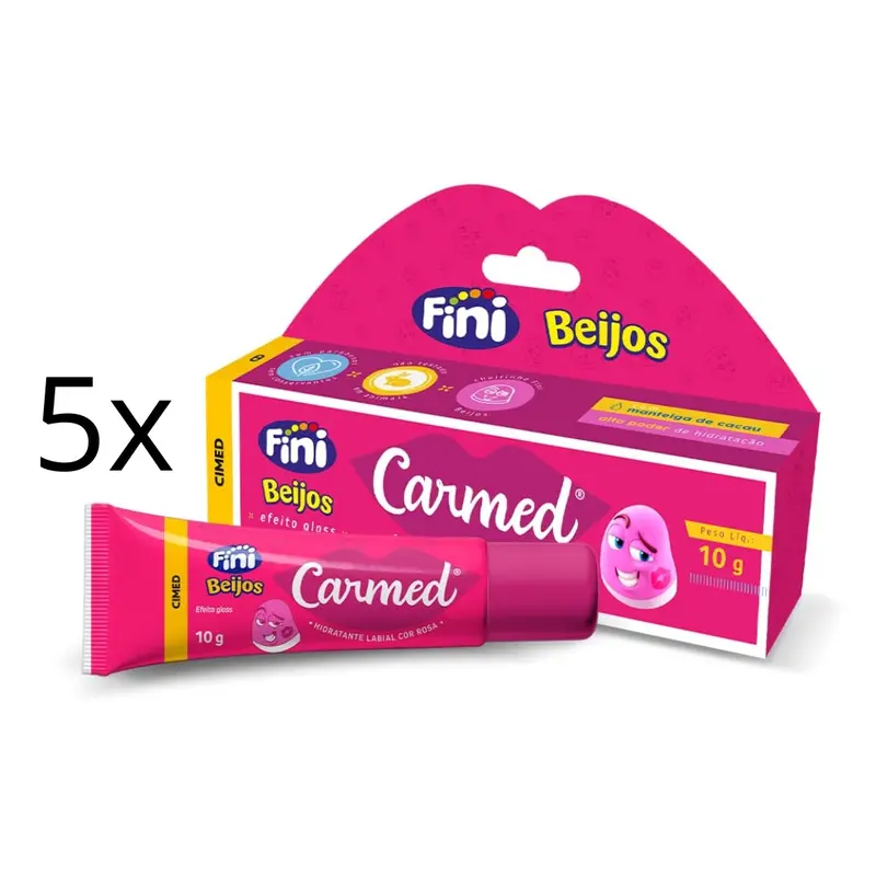 Lot Of 5 Cimed Carmed Fini Jelly Kisses Gloss Moisturizer 10G Vegan 1