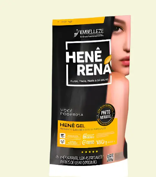Lot Of 5 Semprebella Hene Natural Black Hair Color Smoothing 180G Embelleze 1