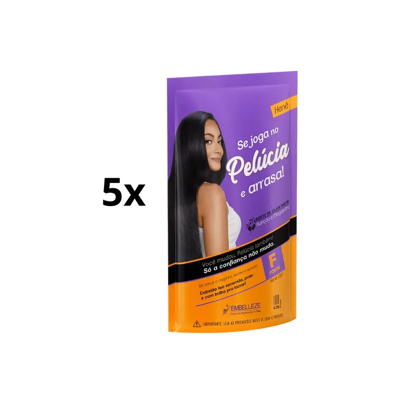 Lot Of 5 Semprebella Hene Pelucia Strong Pouch Hair Coloring 180G Embelleze 1