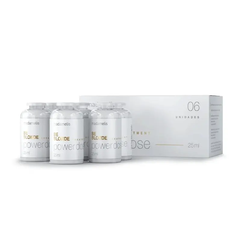 Lot Of 6 Be Blond Power Dose Hair Treatment Ampoule 25Ml Each Madamelis 1
