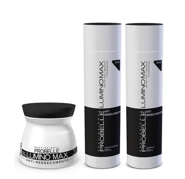 Lumino Max Anti Dryness Hair Home Care Softness Treatment Kit 3X250 - Probelle 1