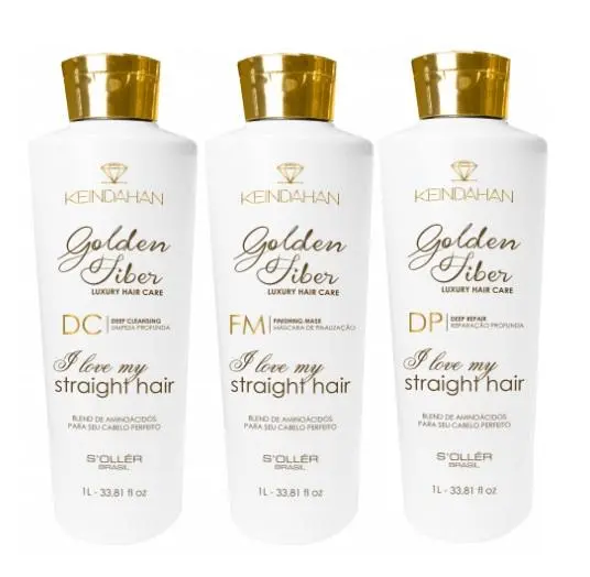 Luxury Keindahan Golden Fiber Intense Repair Treatment Care Kit 3X1 - Soller 1
