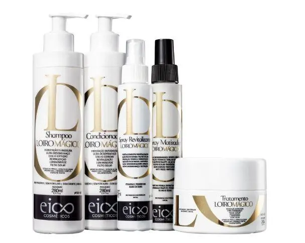 Magic Blond Hydration Revitalization Brightness Uv Protection Kit 5 Prod. - Eico 1