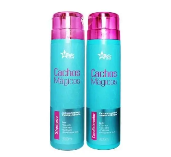 Magic Curls Cupuaçu Calendula Aloe Vera Silk Treatment Kit 2X300ml - Magic Color 1