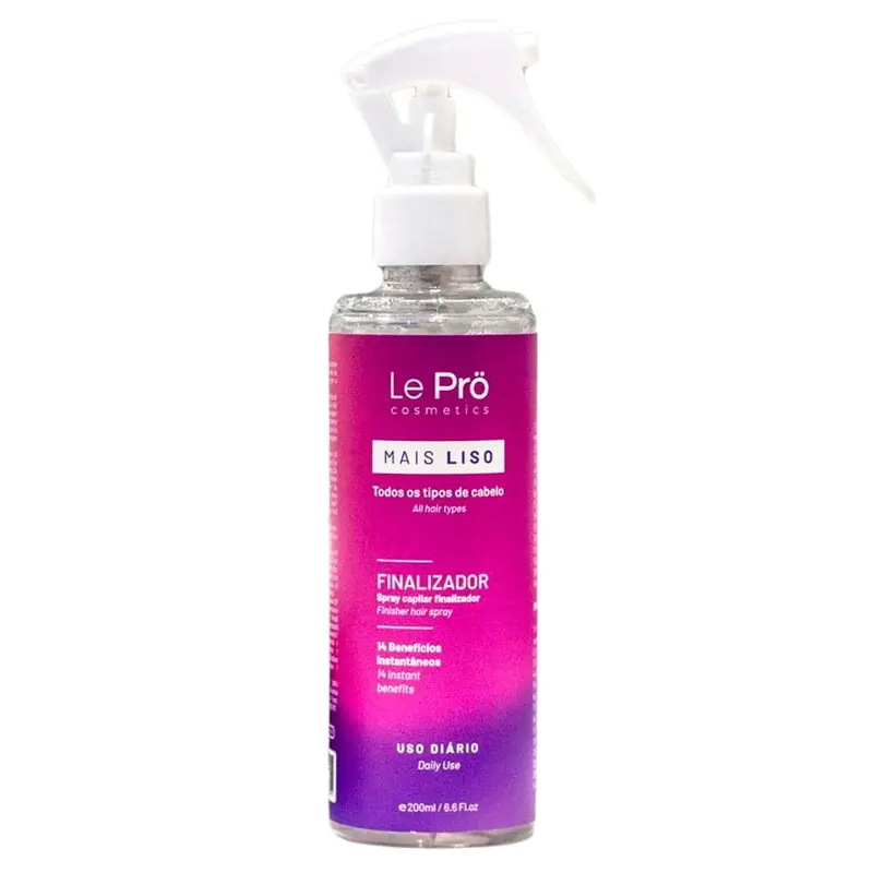 Mais Liso Hair Finisher Spray Hair Smoothing Effect 200Ml Le Pro 1
