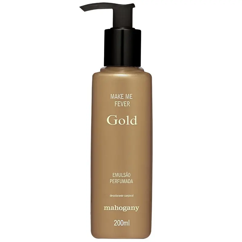 Make Me Fever Gold Moisturizing Body Deodorant 200 Ml - Mahogany 1