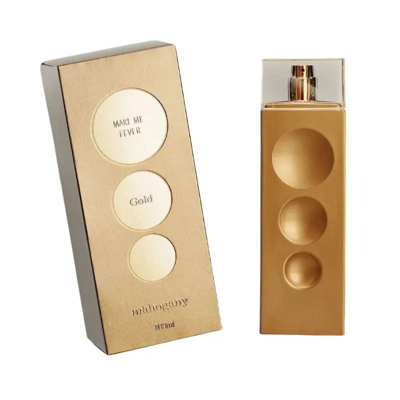Make Me Fever Gold Perfume Body Fragance Eau De Toilette 100Ml Mahogany 1
