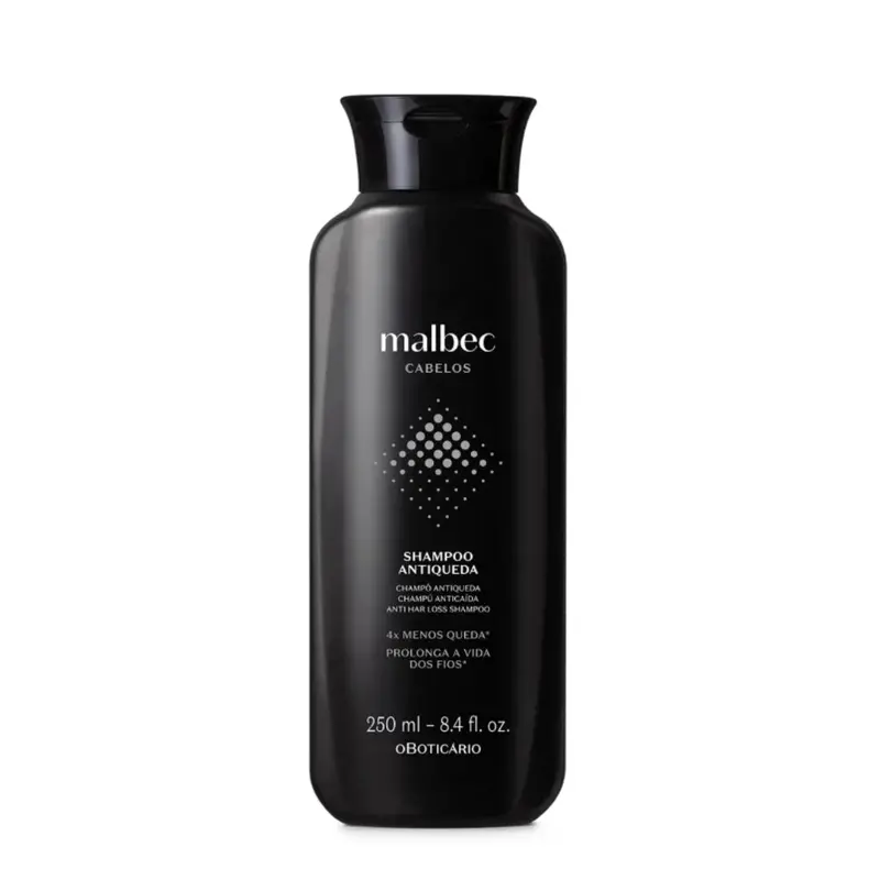 Malbec Anti Hair Loss Growth Shampoo Daily Care 250Ml O Boticário 1