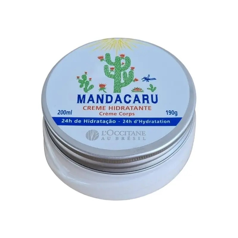 Mandacaru Body Moisturizing Cream Skin Care Moisturizing 200Ml L'occitane 1