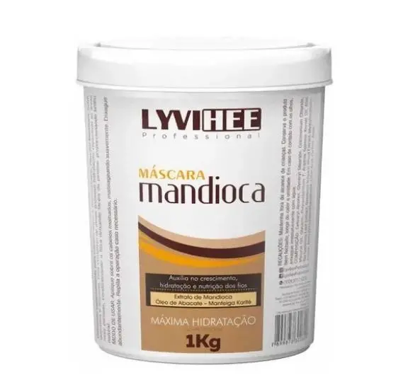 Manioc Cassava Super Moisturizing Hydration Hair Growth Mask 1Kg - Lyvihee 1