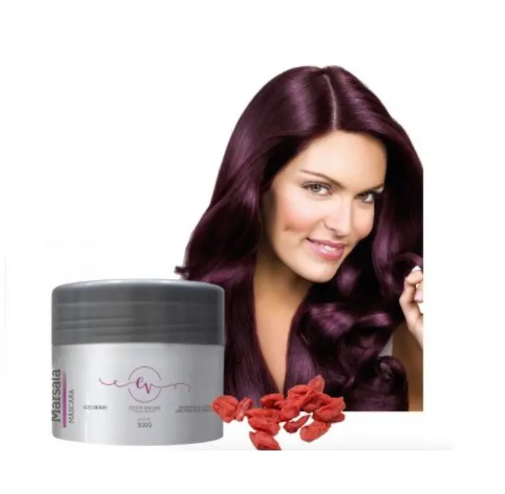 Marsala Goji Berry Tinting Color Intensifying Hair Shine Mask 300G - Elieti Vacari 1