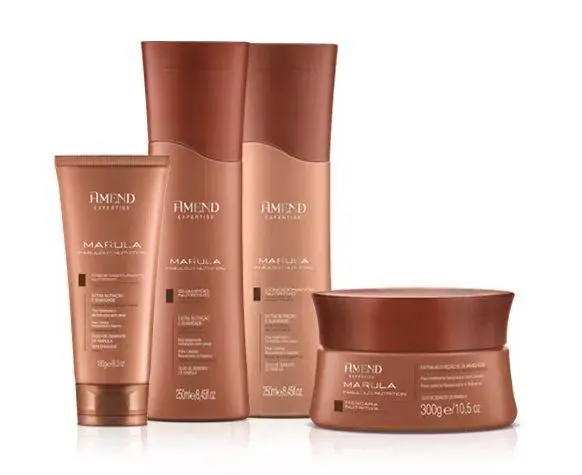 Marula Fabulous Moisturizing Seed Oil Nutrition Treatment Kit 4 Products - Amend 1