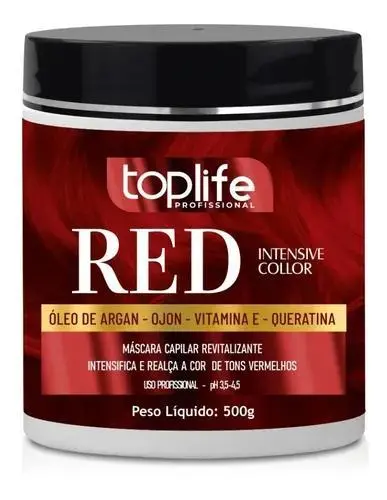 Mascara Matizadora Red Red 500G Immediate Original - Top Life 1