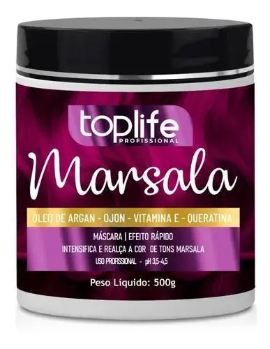 Mask Pigmentant Marsala 500 G Shipping Immediate Original - Top Life 1