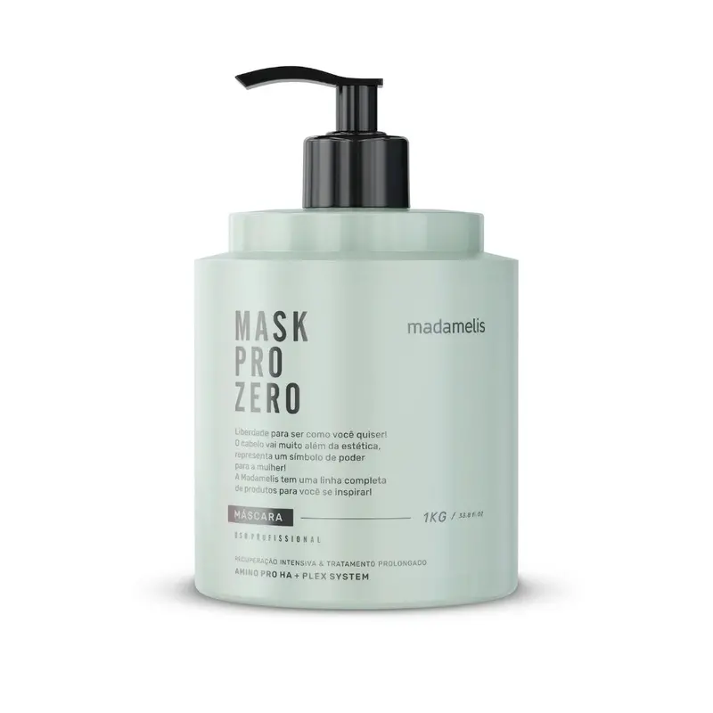 Mask Pro Zero Hair Shine Repair Strenght Volume Reducer 1Kg Madamelis 1