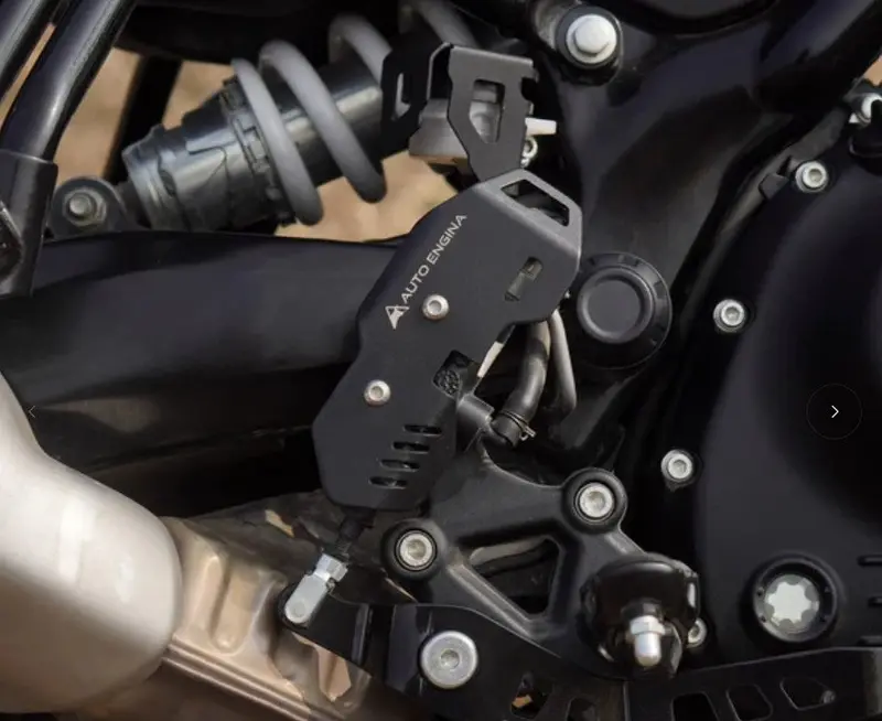 Master Cylinder Guard Black For Royal Enfield Guerrilla450 - Auto Engina 1