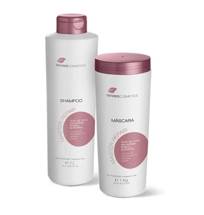 Master Repair Coconut Macadmaia Keratin Babaçu Treatment Kit 2X1l - Senses 1