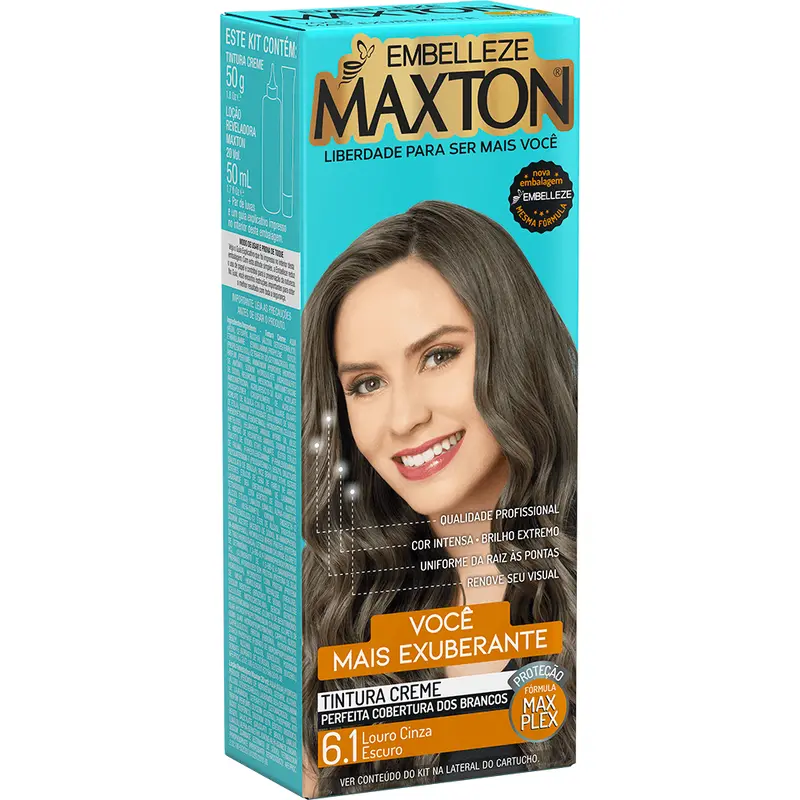 Maxton Hair Dye Blonde + Lush Blond Dark Gray Kit 1