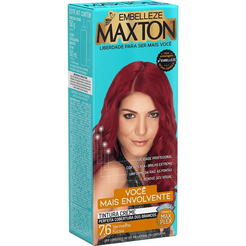 Maxton Hair Dye Redhead + Fuchsia Red Surroundings Kit 1