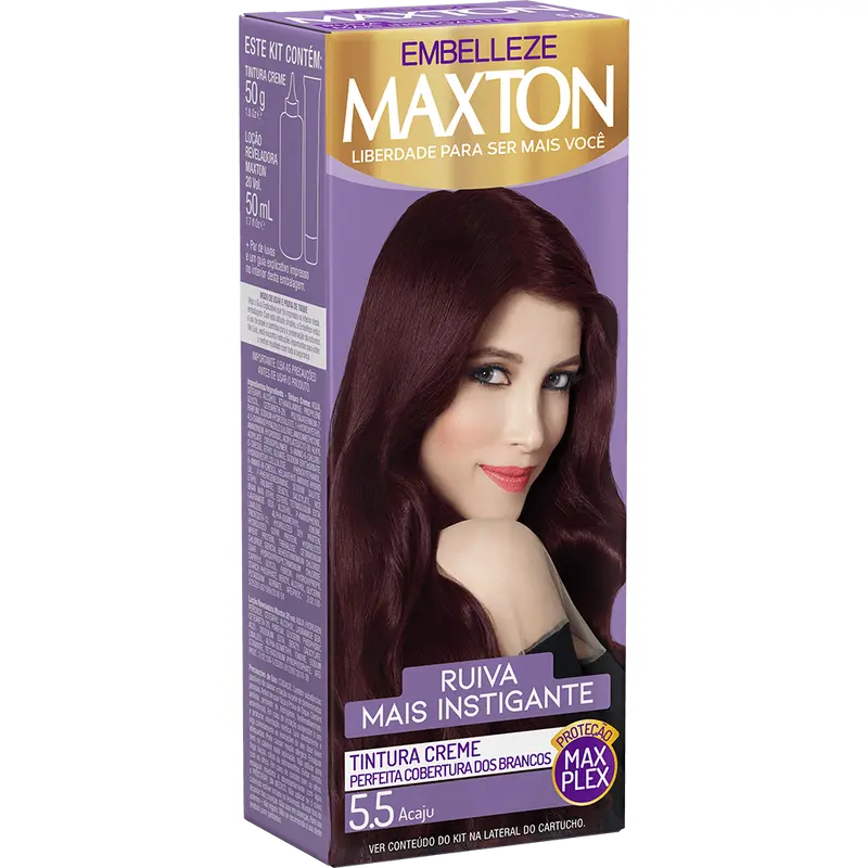 Maxton Hair Dye Redhead + Injection Acahu Kit 1